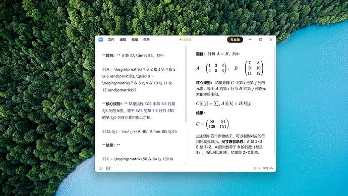 图3：双栏编辑&预览模式